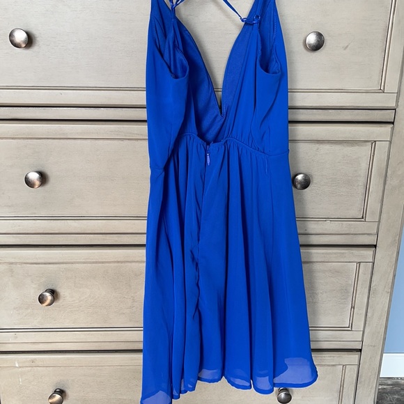 Charlotte Russe Blue Mini Dress - Picture 4 of 4